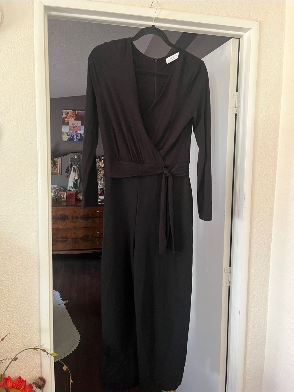 Bailey 44 Classic Black Wrap-Style Women's Jumpsuit
